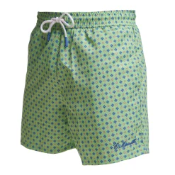 E.Marinella Costumi Da Uomo|COSTUME DA BAGNO VERDE CHIARO Microfantasia fiore