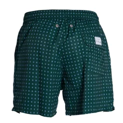E.Marinella Costumi Da Uomo|COSTUME DA BAGNO VERDE SCURO Macrofantasia fiore