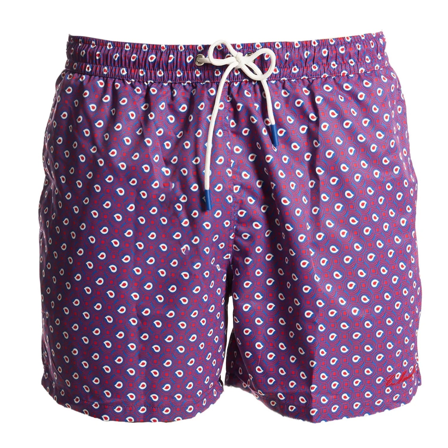 E.Marinella Costumi Da Uomo|COSTUME DA BAGNO VIOLA Paisley