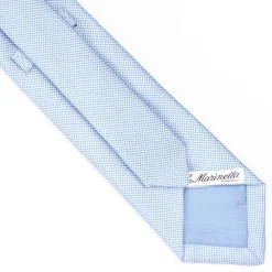 E.Marinella CRAVATTE|Cravatte In Seta Jacquard|CRAVATTA CERIMONIA AZZURRA In seta jacquard