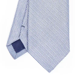 E.Marinella CRAVATTE|Cravatte In Seta Jacquard|CRAVATTA CERIMONIA BLU In seta jacquard