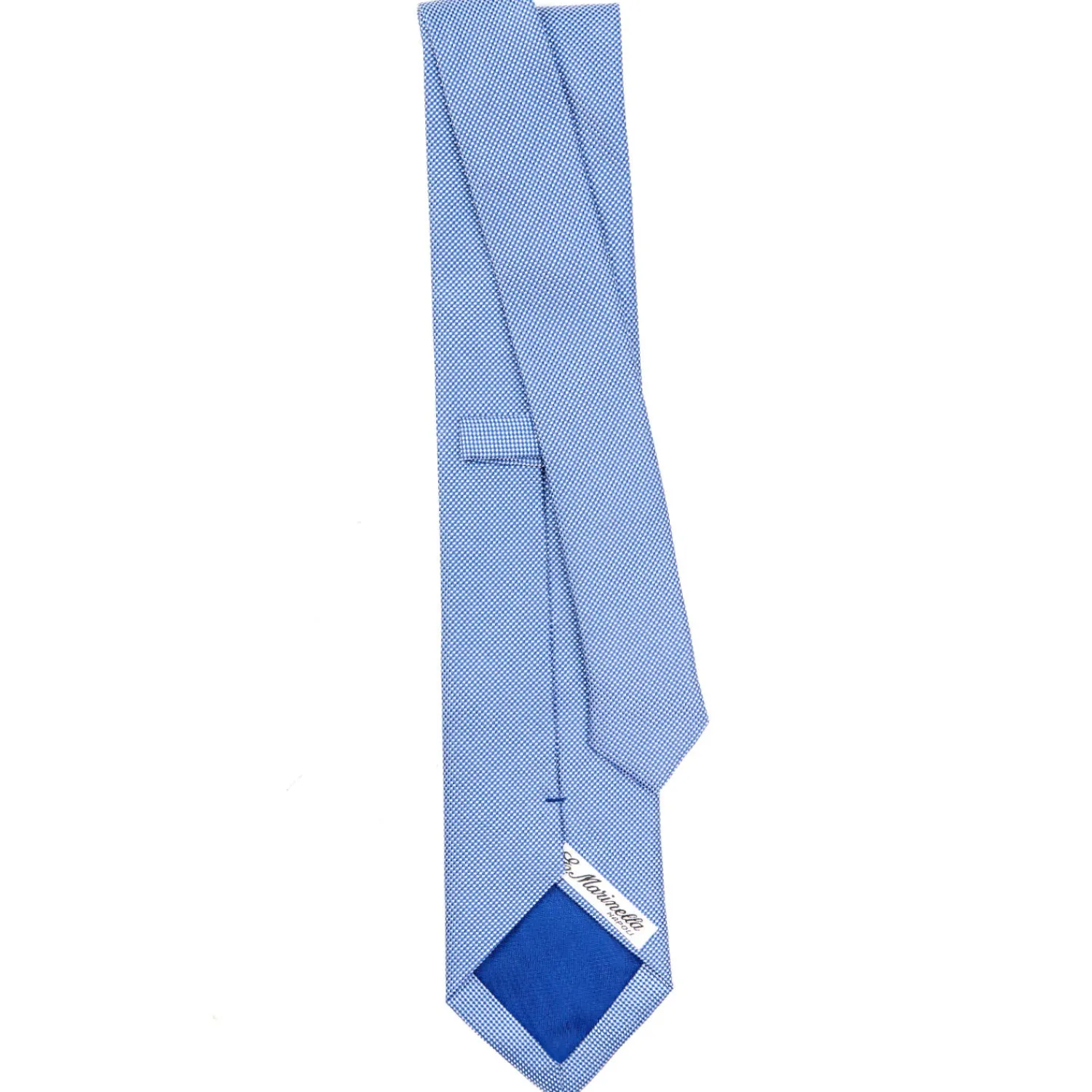 E.Marinella CRAVATTE|Cravatte In Seta Jacquard|CRAVATTA CERIMONIA BLU In seta jacquard