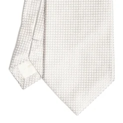 E.Marinella CRAVATTE|Cravatte In Seta Jacquard|CRAVATTA CERIMONIA GRIGIO CHIARO In seta jacquard