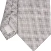 E.Marinella CRAVATTE|Cravatte In Seta Jacquard|CRAVATTA CERIMONIA GRIGIO CHIARO In seta jacquard