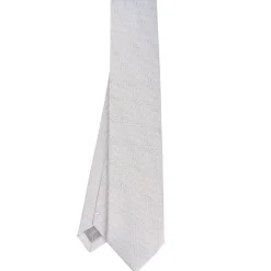E.Marinella CRAVATTE|Cravatte In Seta Jacquard|CRAVATTA CERIMONIA GRIGIO CHIARO In seta jacquard