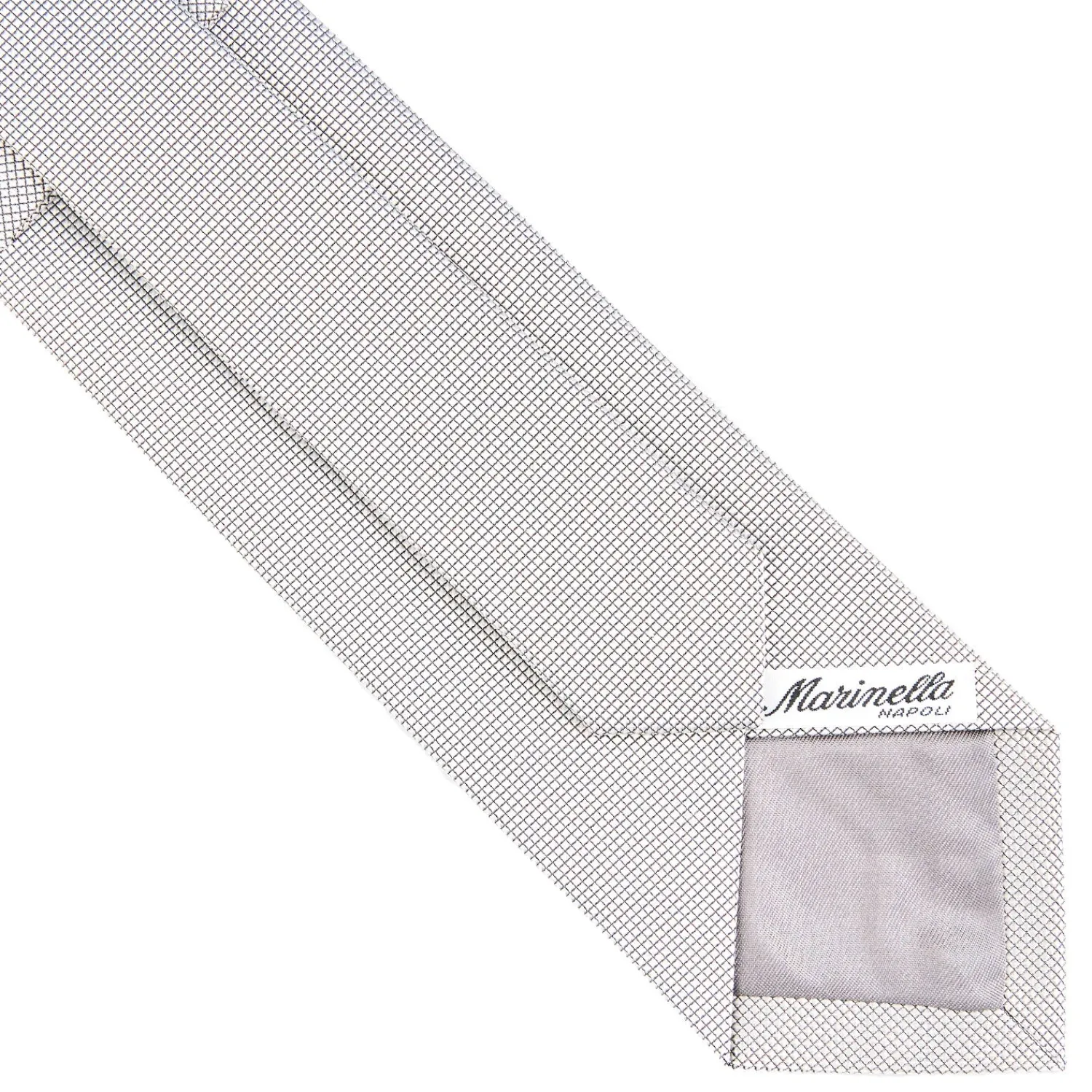 E.Marinella CRAVATTE|Cravatte In Seta Jacquard|CRAVATTA CERIMONIA GRIGIO CHIARO In seta jacquard