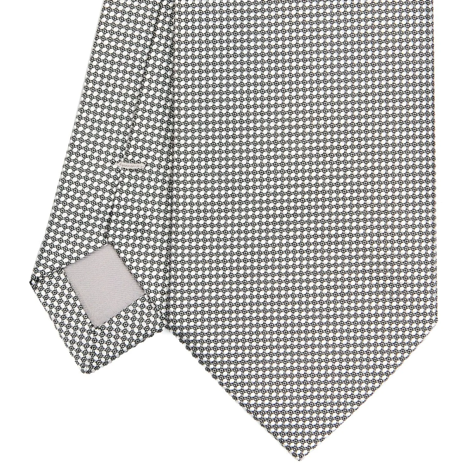 E.Marinella CRAVATTE|Cravatte In Seta Jacquard|CRAVATTA CERIMONIA GRIGIO SCURO In seta jacquard