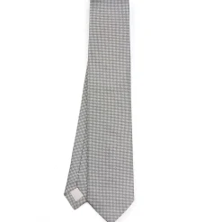 E.Marinella CRAVATTE|Cravatte In Seta Jacquard|CRAVATTA CERIMONIA GRIGIO SCURO In seta jacquard