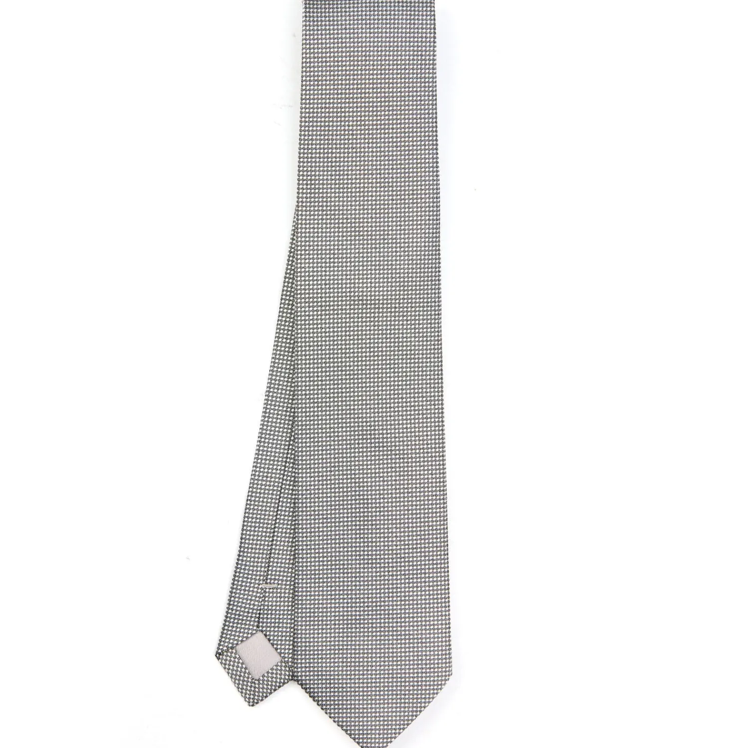 E.Marinella CRAVATTE|Cravatte In Seta Jacquard|CRAVATTA CERIMONIA GRIGIO SCURO In seta jacquard