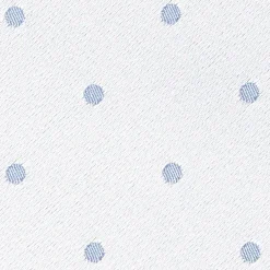 E.Marinella CRAVATTE|Cravatte Pois|CRAVATTA CERIMONIA IN RASO DI SETA AZZURRA Pois