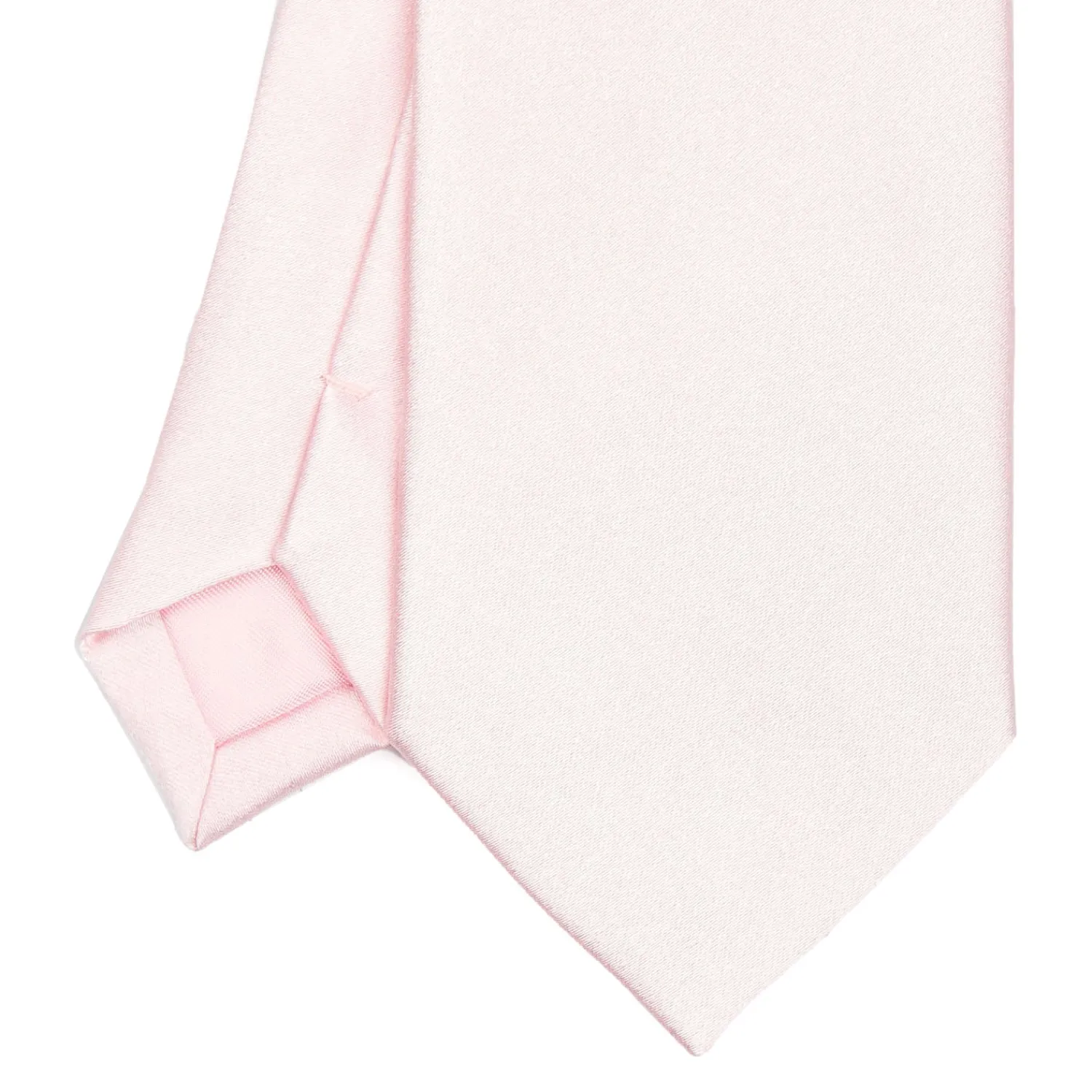 E.Marinella CRAVATTE|Cravatte Tinta Unita E Sottonodo|CRAVATTA CERIMONIA IN RASO DI SETA ROSA Tinta unita