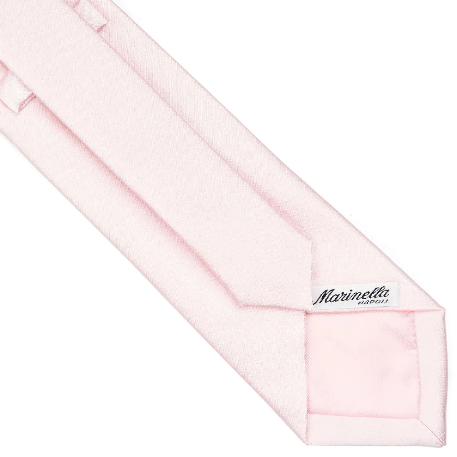 E.Marinella CRAVATTE|Cravatte Tinta Unita E Sottonodo|CRAVATTA CERIMONIA IN RASO DI SETA ROSA Tinta unita