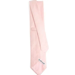E.Marinella CRAVATTE|Accessori Per I Testimoni|CRAVATTA CERIMONIA IN RASO DI SETA ROSA Pois