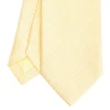 E.Marinella CRAVATTE|Cravatte In Seta Jacquard|CRAVATTA CERIMONIA IN SETA JACQUARD GIALLA Microfantasia geometrica