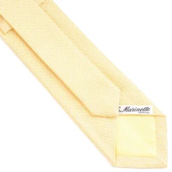 E.Marinella CRAVATTE|Cravatte In Seta Jacquard|CRAVATTA CERIMONIA IN SETA JACQUARD GIALLA Microfantasia geometrica