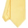 E.Marinella CRAVATTE|Cravatte In Seta Jacquard|CRAVATTA CERIMONIA IN SETA JACQUARD GIALLA Micro pois