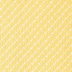 E.Marinella CRAVATTE|Cravatte In Seta Jacquard|CRAVATTA CERIMONIA IN SETA JACQUARD GIALLA Micro pois