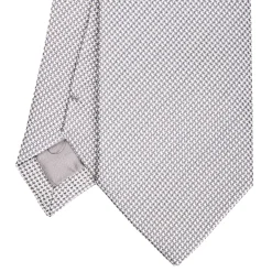 E.Marinella CRAVATTE|Cravatte In Seta Jacquard|CRAVATTA CERIMONIA In seta jacquard grigio chiaro