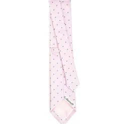E.Marinella CRAVATTE|CRAVATTA CERIMONIA IN SETA JACQUARD ROSA Pois