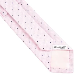 E.Marinella CRAVATTE|CRAVATTA CERIMONIA IN SETA JACQUARD ROSA Pois