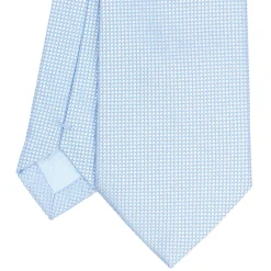 E.Marinella CRAVATTE|Cravatte In Seta Jacquard|CRAVATTA CERIMONIA In seta jacquard azzurra