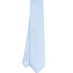 E.Marinella CRAVATTE|Cravatte In Seta Jacquard|CRAVATTA CERIMONIA In seta jacquard azzurra