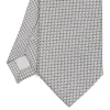E.Marinella CRAVATTE|Cravatte In Seta Jacquard|CRAVATTA CERIMONIA IN SETA JACQUARD GRIGIO CHIARO Microfantasia geometrica