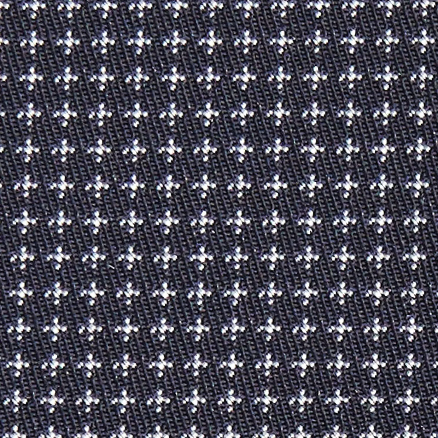 E.Marinella CRAVATTE|Accessori Per Il Padre Degli Sposi|CRAVATTA CERIMONIA IN SETA JACQUARD BLU SCURO Microfanatsia geometrica