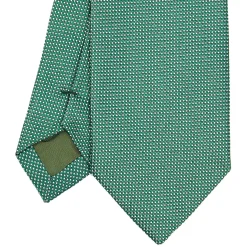 E.Marinella CRAVATTE|Cravatte In Seta Jacquard|CRAVATTA CERIMONIA IN SETA JACQUARD VERDE CHIARO Microfantasia geometrica