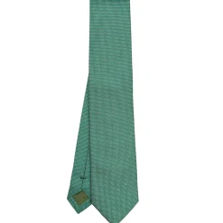 E.Marinella CRAVATTE|Cravatte In Seta Jacquard|CRAVATTA CERIMONIA IN SETA JACQUARD VERDE CHIARO Microfantasia geometrica