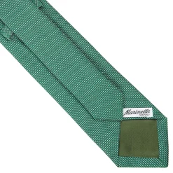 E.Marinella CRAVATTE|Cravatte In Seta Jacquard|CRAVATTA CERIMONIA IN SETA JACQUARD VERDE CHIARO Microfantasia geometrica
