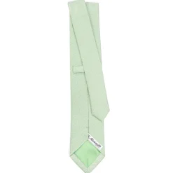 E.Marinella CRAVATTE|Cravatte In Seta Jacquard|CRAVATTA CERIMONIA IN SETA JACQUARD VERDE CHIARO Microfantasia geometrica