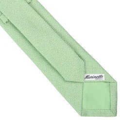 E.Marinella CRAVATTE|Cravatte In Seta Jacquard|CRAVATTA CERIMONIA IN SETA JACQUARD VERDE CHIARO Microfantasia geometrica