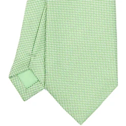 E.Marinella CRAVATTE|Cravatte In Seta Jacquard|CRAVATTA CERIMONIA IN SETA JACQUARD VERDE CHIARO Microfantasia geometrica