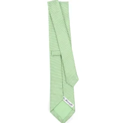 E.Marinella CRAVATTE|Cravatte In Seta Jacquard|CRAVATTA CERIMONIA IN SETA JACQUARD VERDE CHIARO Microfantasia geometrica