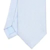 E.Marinella CRAVATTE|Cravatte In Seta Jacquard|CRAVATTA CERIMONIA IN SETA JACQUARD AZZURRA Microfantasia geometrica