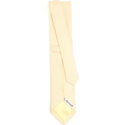 E.Marinella CRAVATTE|Cravatte In Seta Jacquard|CRAVATTA CERIMONIA IN SETA JACQUARD GIALLA Microfantasia geometrica