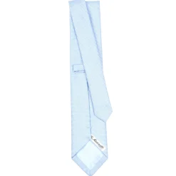 E.Marinella CRAVATTE|Cravatte In Seta Jacquard|CRAVATTA CERIMONIA IN SETA JACQUARD AZZURRA Microfantasia geometrica
