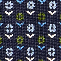 E.Marinella CRAVATTE|CRAVATTA CLASSICA CON ETICHETTA FESTA DEL PAPA' In seta blu scuro