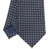 E.Marinella CRAVATTE|Cravatte In Lana E Cashmere|CRAVATTA CLASSICA IN LANA BLU SCURO Microfantasia fiore