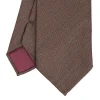 E.Marinella CRAVATTE|Cravatte In Lana E Cashmere|CRAVATTA CLASSICA IN LANA SFODERATA MARRONE BORDEAUX Bicolore