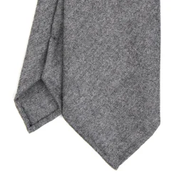 E.Marinella CRAVATTE|Cravatte In Lana E Cashmere|CRAVATTA CLASSICA IN LANA SFODERATA GRIGIO CHIARO Tinta unita