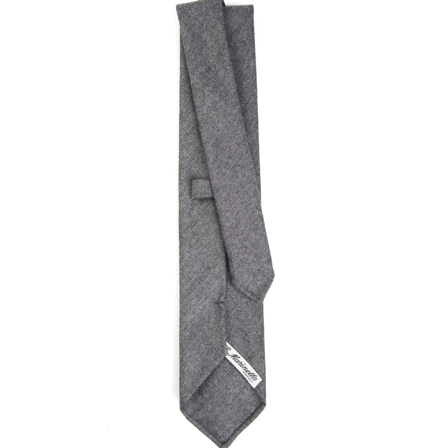 E.Marinella CRAVATTE|Cravatte In Lana E Cashmere|CRAVATTA CLASSICA IN LANA SFODERATA GRIGIO CHIARO Tinta unita