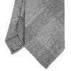 E.Marinella CRAVATTE|Cravatte In Seta Stampata|CRAVATTA CLASSICA IN LANA SFODERATA GRIGIO CHIARO Principe di galles