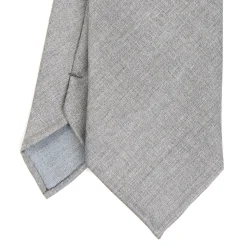 E.Marinella CRAVATTE|Cravatte In Lana E Cashmere|CRAVATTA CLASSICA IN LANA SFODERATA GRIGIO CHIARO Bicolore