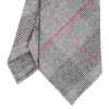 E.Marinella CRAVATTE|Cravatte In Seta Stampata|CRAVATTA CLASSICA IN LANA SFODERATA GRIGIO CHIARO Principe di galles