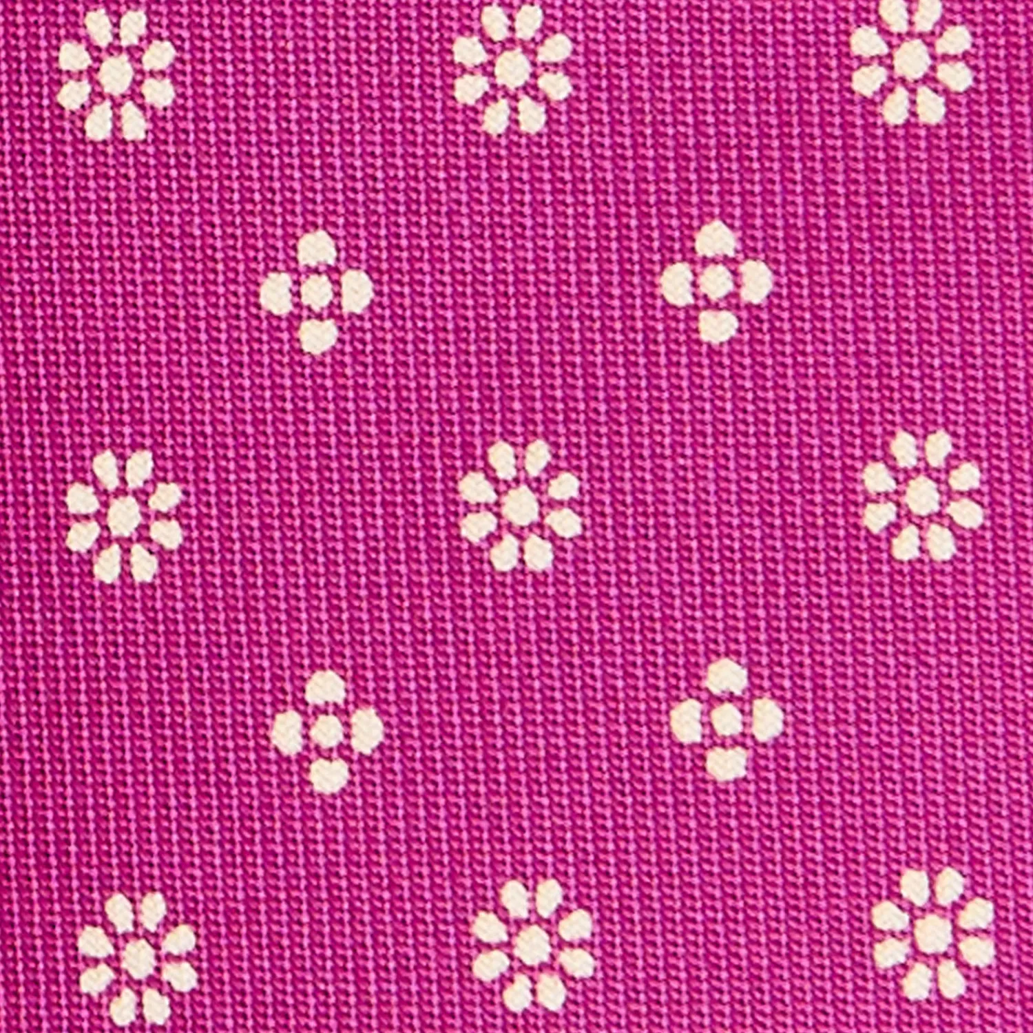 E.Marinella CRAVATTE|CRAVATTA DONNA CLASSICA IN SETA STAMPATA FUCSIA Microfantasia fiore