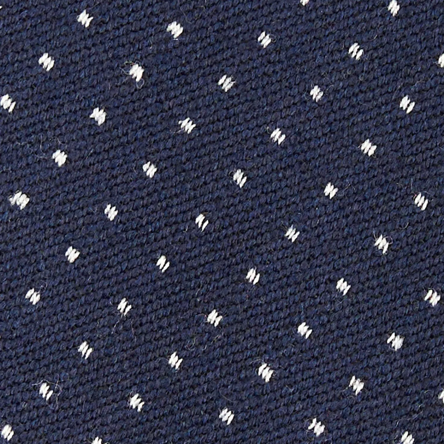 E.Marinella CRAVATTE|CRAVATTA DONNA IN LANA BLU SCURO Microfantasia geometrica
