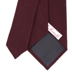 E.Marinella CRAVATTE|CRAVATTA DONNA IN LANA BORDEAUX Tinta unita