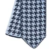 E.Marinella CRAVATTE|CRAVATTA DONNA TRICOT IN SETA AZZURRA Pied de poule